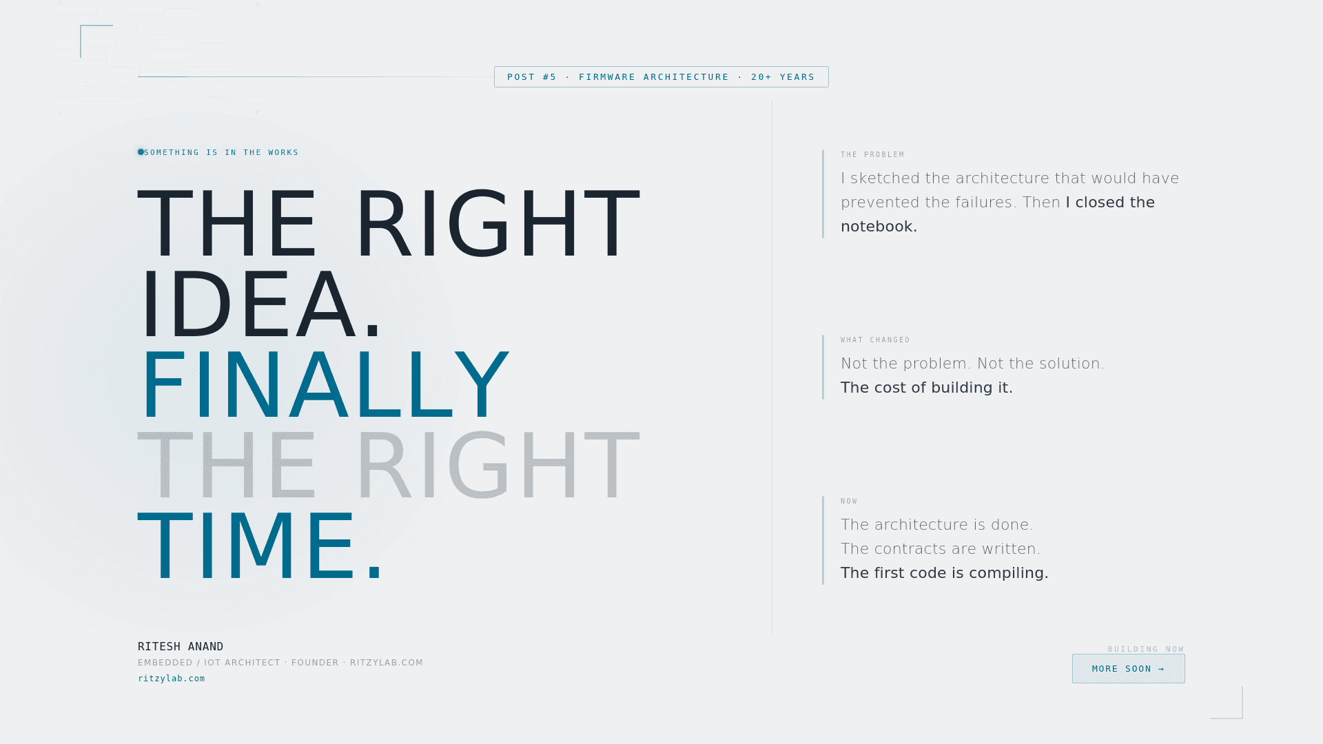 I Almost Built This 5 Years Ago. Here's What Changed.